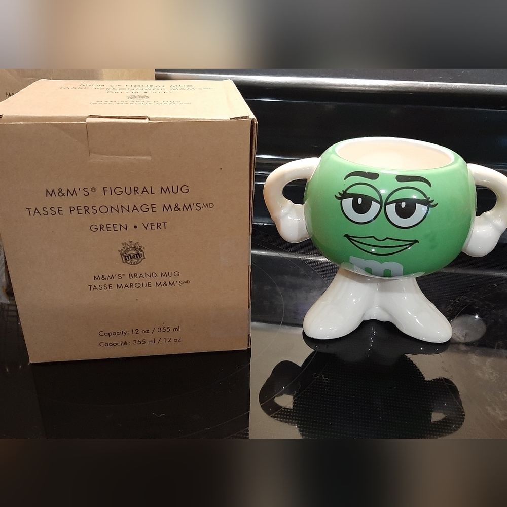 M&M's Figural Mug - Green